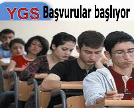 YGS başvuruları başlıyor