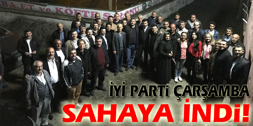 İYİ Parti Çarşamba Sahaya İndi!