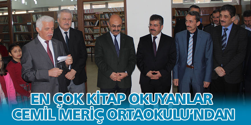 En çok kitap okuyanlar Cemil Meriç Ortaokulu’ndan