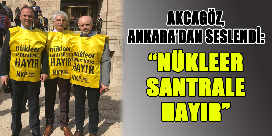 “NÜKLEER SANTRALE HAYIR”