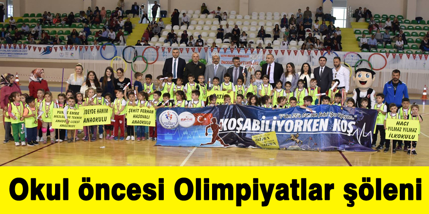 Okul öncesi Olimpiyatlar şöleni