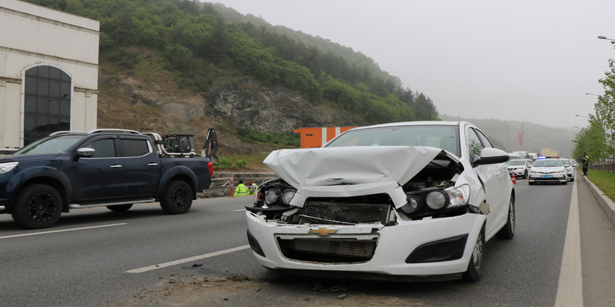 Samsun'da trafik kazası: 1 yaralı 