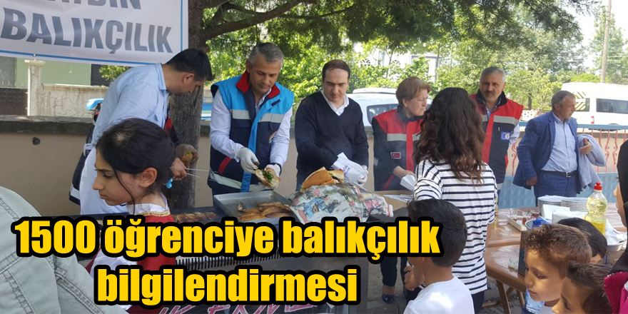 1500 öğrenciye balıkçılık bilgilendirmesi