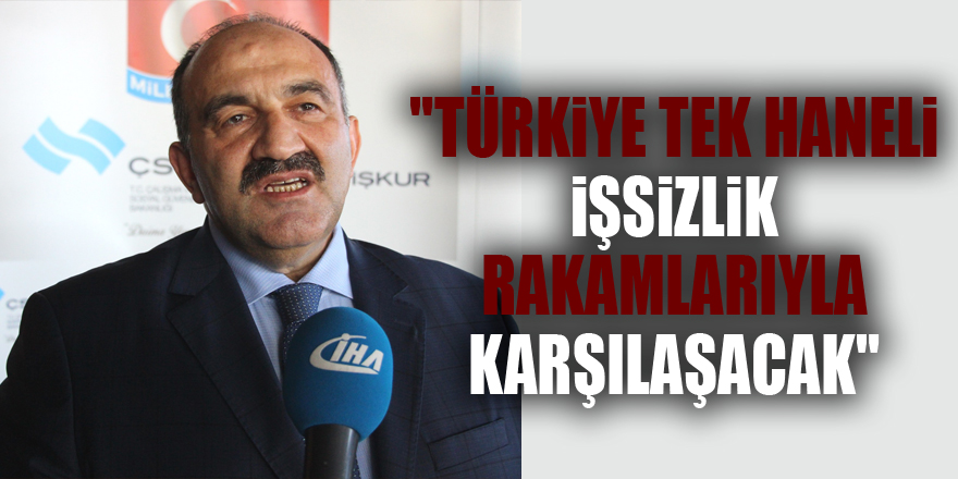 İŞKUR Genel Müdürü Uzunkaya: "Türkiye tek haneli işsizlik rakamlarıyla karşılaşacak" 