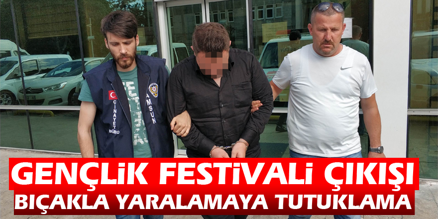 Gençlik Festivali çıkışı bıçakla yaralamaya tutuklama