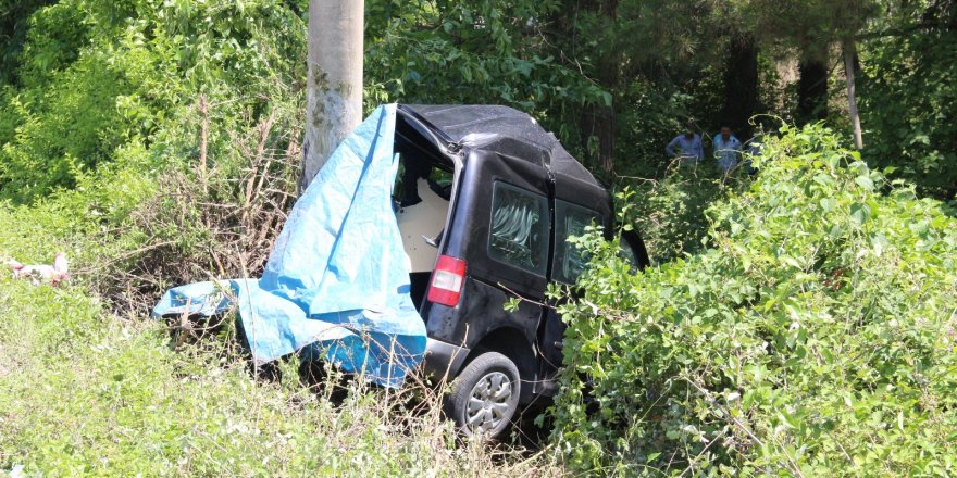 ÇARŞAMBA’DA FECİ KAZA : 1 ÖLÜ 1 AĞIR YARALI 