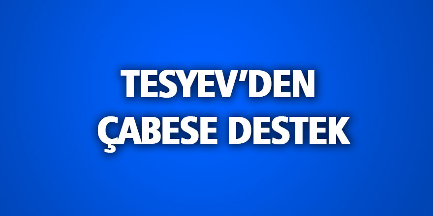 TESYEVDEN ÇABESE DESTEK