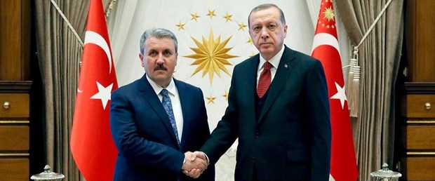 Erdoğan, BBP Lideri Destici ile görüştü