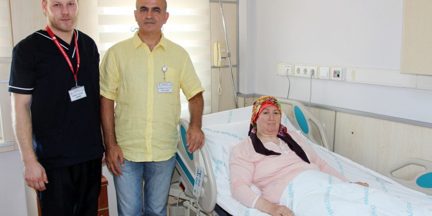 Gazi Devlet Hastanesi'nde ilk kez yapıldı 
