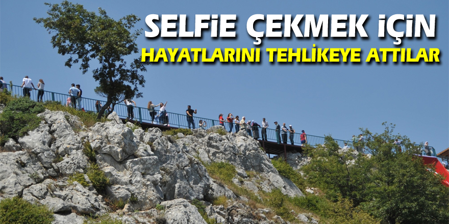 Selfie çekmek için hayatlarını tehlikeye attılar