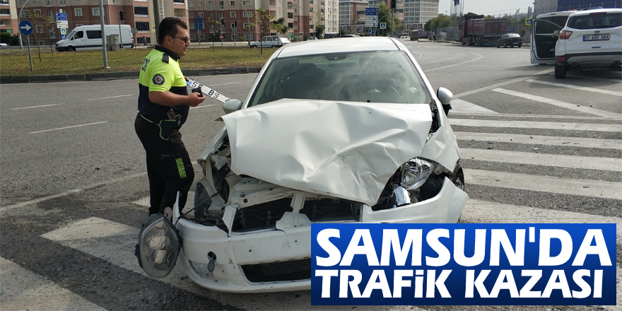 Samsun'da trafik kazası: 3 yaralı