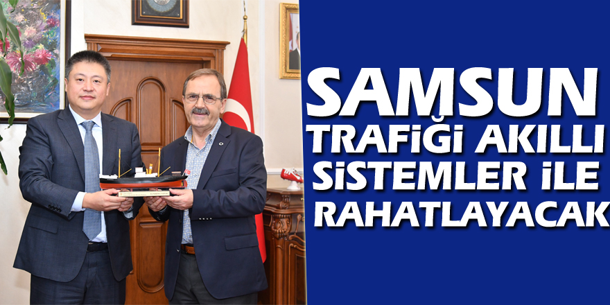 Samsun trafiği akıllı sistemler ile rahatlayacak