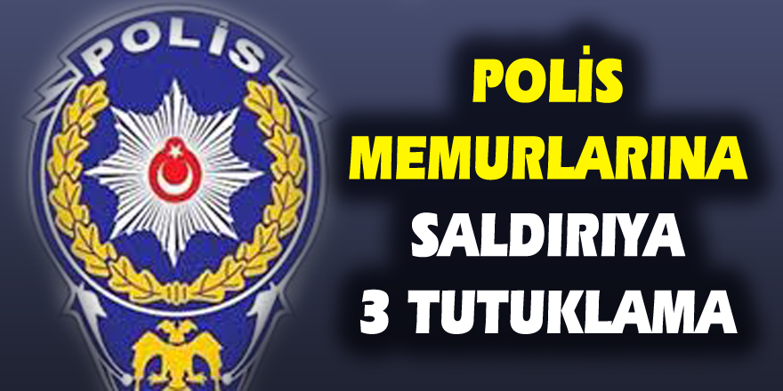 Polis memurlarına biber gazlı ve bıçaklı saldırıya 3 tutuklama 