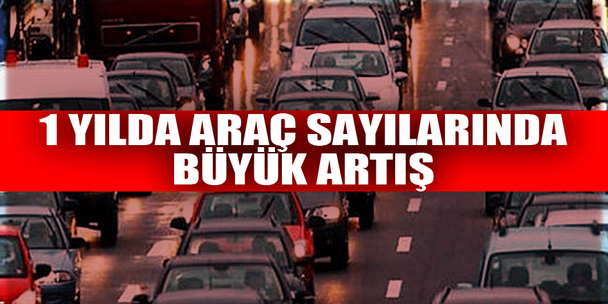 Samsun’da 1 yılda araç sayılarında büyük artış 