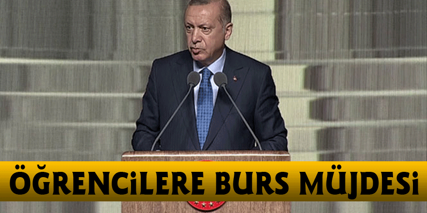 Cumhurbaşkanı Erdoğan'dan öğrencilere burs müjdesi