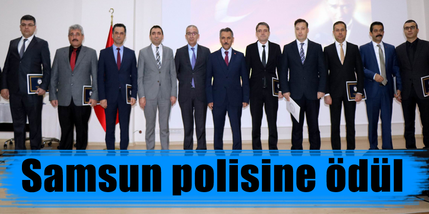 Samsun polisine ödül