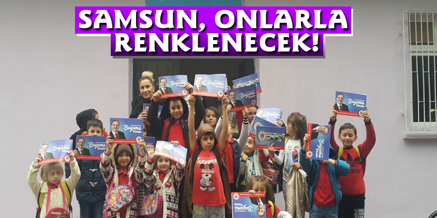 Büyükşehir Belediyesi'nden miniklere boyama kitabı