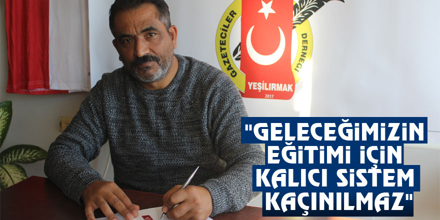 Şeker, "Geleceğimizin eğitimi için kalıcı sistem kaçınılmaz"