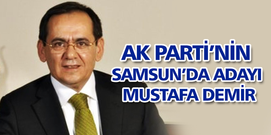 AK PARTİ’NİN ADAYI MUSTAFA DEMİR