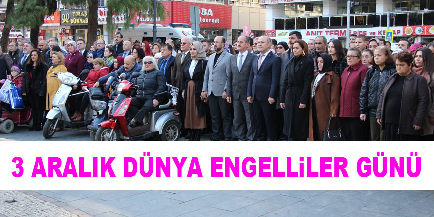 Samsun'da 3 Aralık Dünya Engelliler Günü 