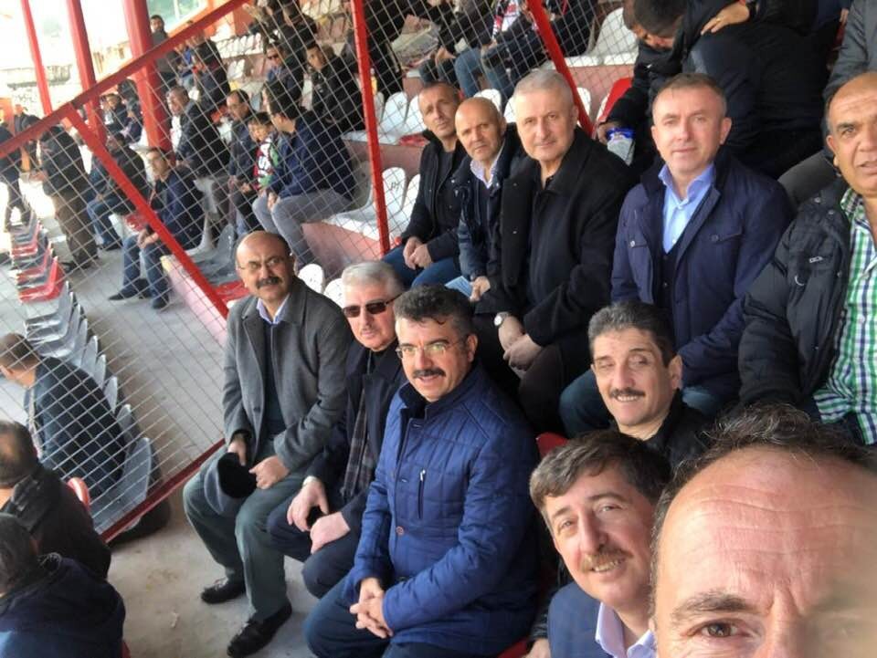 Eski Kaymakam Güney, Samsunspor maçını izledi