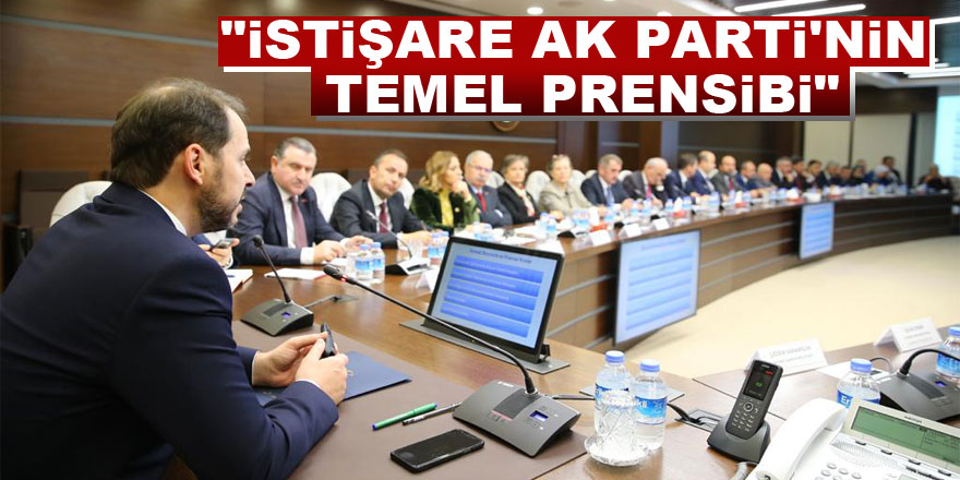 "İstişare AK Parti'nin temel prensibi"