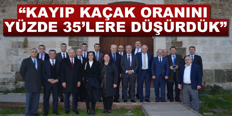  “Kayıp kaçak oranını yüzde 35’lere düşürdük”