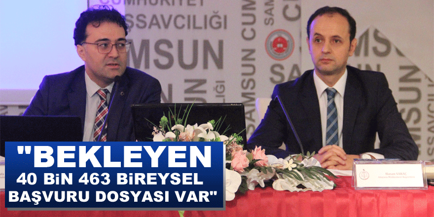 AYM Raportörü Saraç: "Anayasa Mahkemesinin elinde incelenmeyi bekleyen 40 bin 463 bireysel başvuru dosyası var"