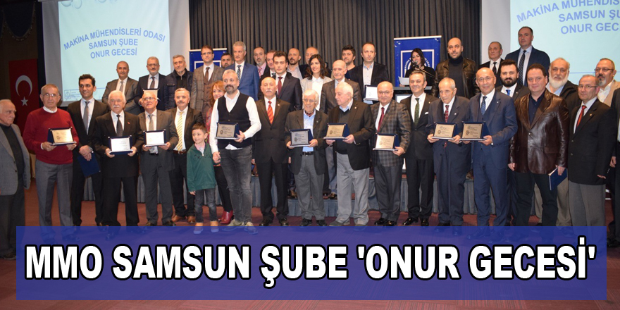 MMO Samsun Şube 'Onur Gecesi' 