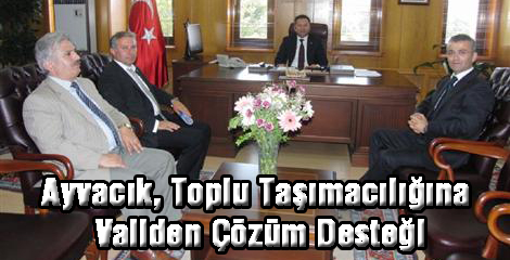 Ayvacık, Toplu Taşımacılığına Validen Çözüm Desteği