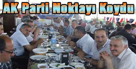 AK Parti Noktayı Koydu