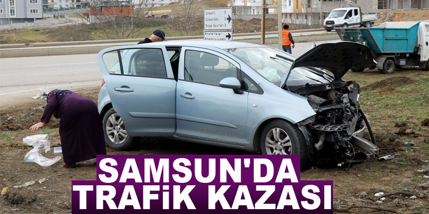 Samsun'da trafik kazası: 5 yaralı