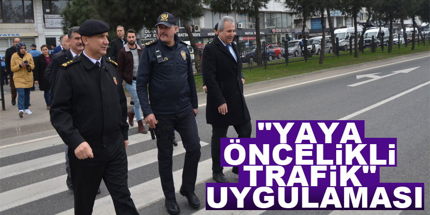 "Yaya Öncelikli Trafik" uygulaması