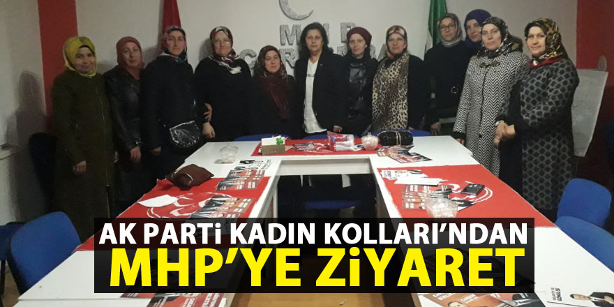 AK Parti Kadın Kolları’ndan MHP’ye ziyaret