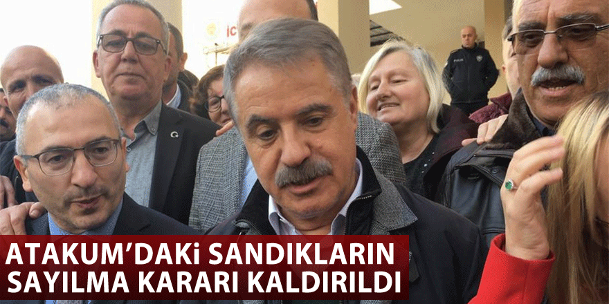 Atakum’daki sandıkların sayılma kararı kaldırıldı