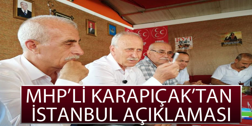  MHP’li Karapıçak: “Samsunluluk bilinci İstanbul’da vücut bulmalı”