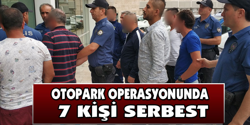 Hastane otoparkı operasyonunda gözaltına alınan 7 kişi serbest 