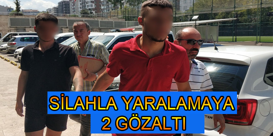 Silahla yaralamaya 2 gözaltı 