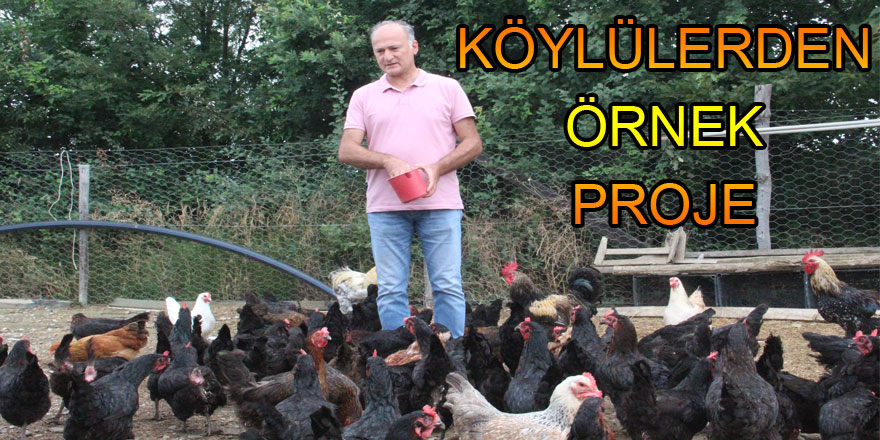 Köylülerden örnek proje 