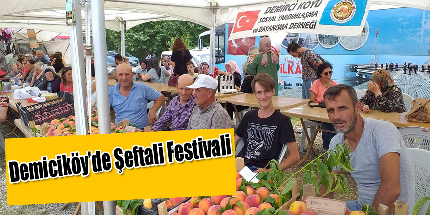 Demiciköy’de Şeftali Festivali 