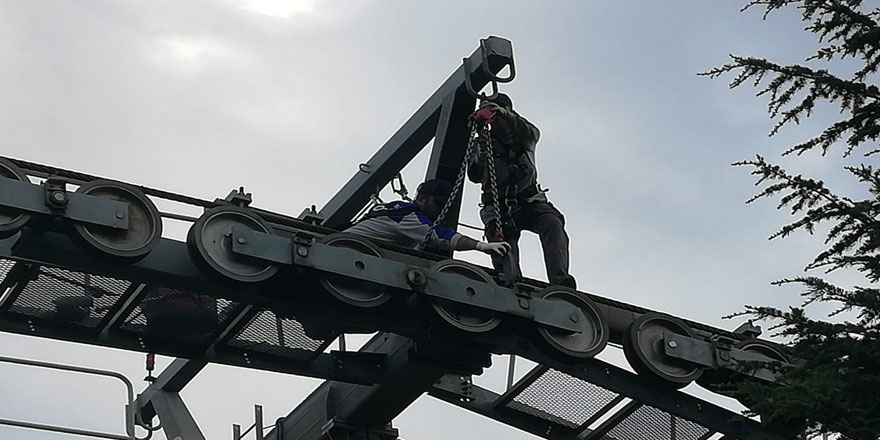 SAMULAŞ'TAN teleferiklere ağır bakım 