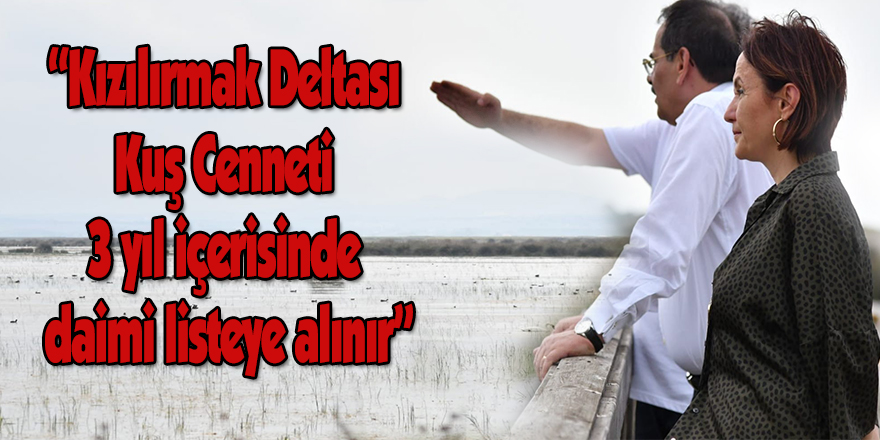 Başkan Demir: “Kızılırmak Deltası Kuş Cenneti 3 yıl içerisinde daimi listeye alınır” 