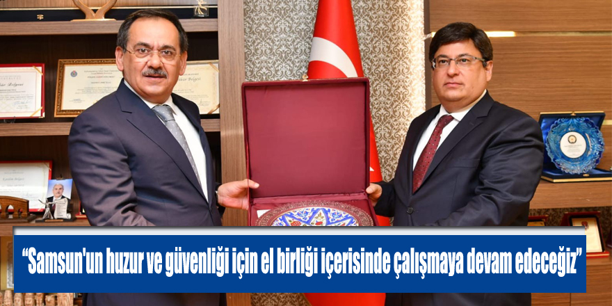 Başkan Demir: “Samsun'un huzur ve güvenliği için el birliği içerisinde çalışmaya devam edeceğiz” 