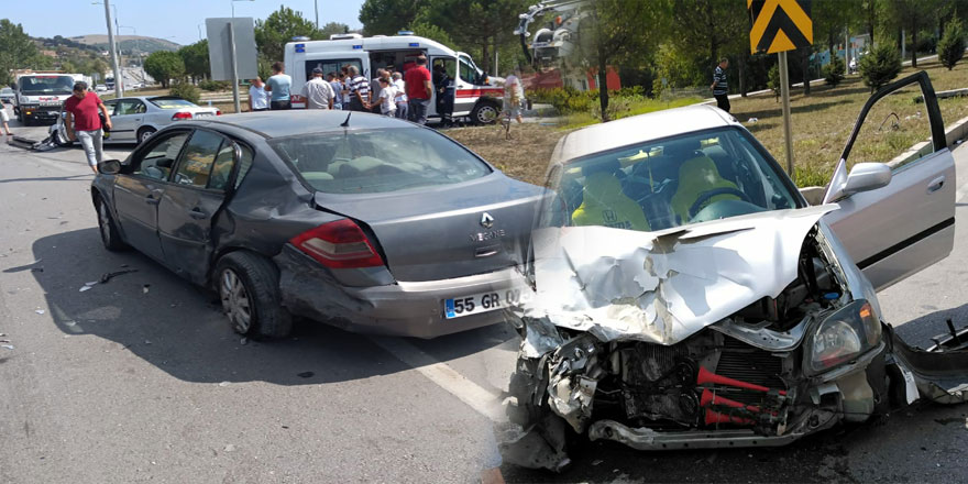Samsun'da trafik kazası: 7 yaralı 
