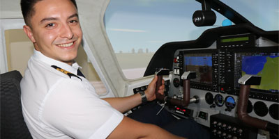 Pilot adayları uçmayı Samsun’da öğreniyor