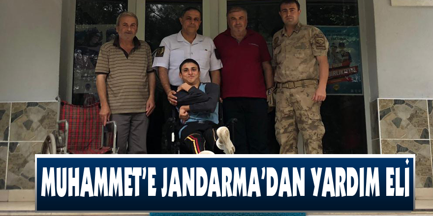 Muhammet’e Jandarma’dan yardım eli