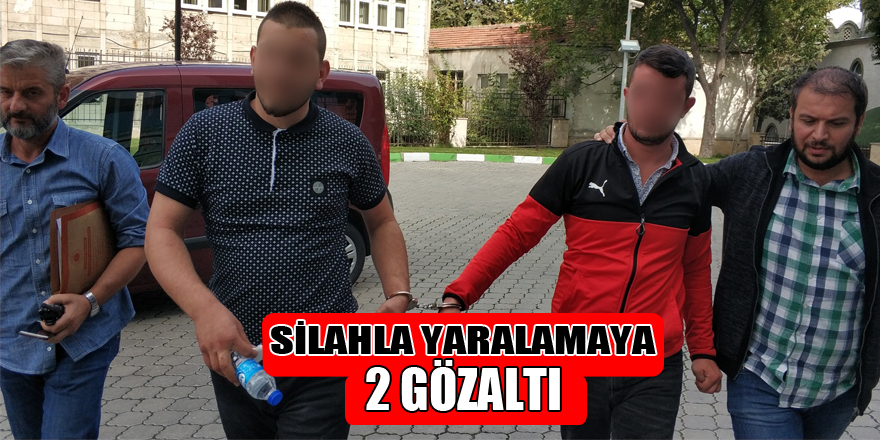 Samsun'da silahla 1 kişiyi yaralayan 2 zanlı gözaltında