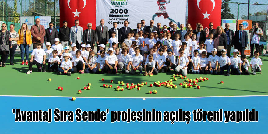 Samsun'da 'Avantaj Sıra Sende' projesinin açılış töreni yapıldı