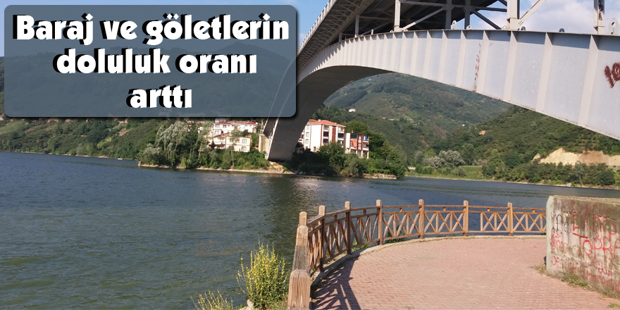 Samsun'daki baraj ve göletlerin doluluk oranı arttı