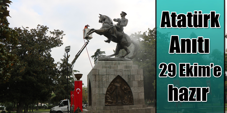 Atatürk Anıtı 29 Ekim’e hazır